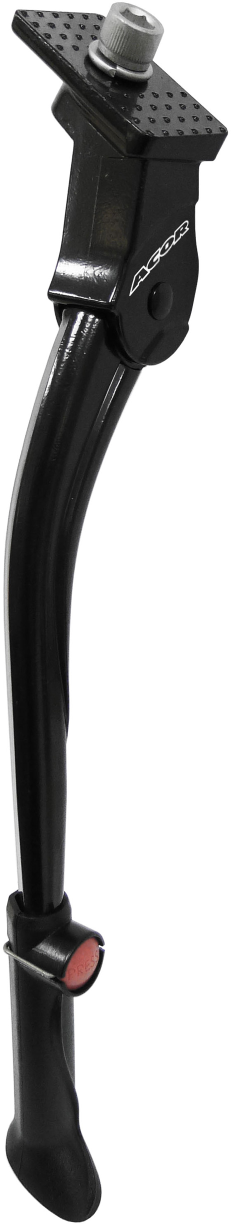 AKS21410Z Acor Centre Fitting Black Alloy Kick Stand