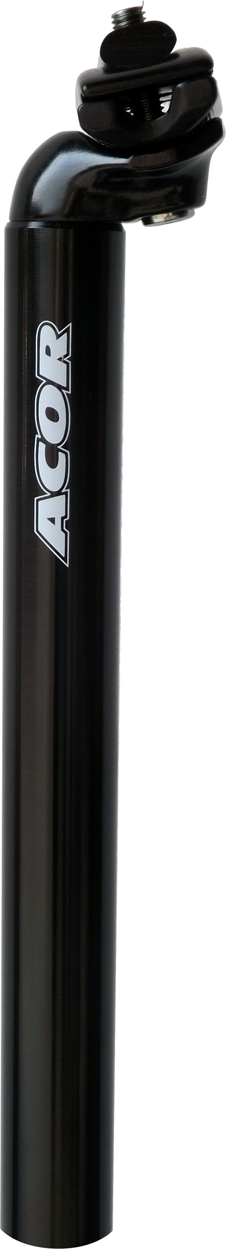 ASP202 Acor 400mm X 27.2mm Black 1-Bolt Offset Alloy S/Post