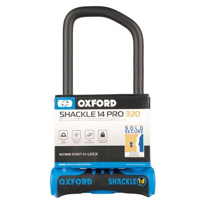 OXLK322 Oxford Shackle 14 Pro U-Lock: 320mm