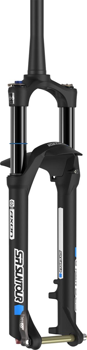 SR Suntour Axon34 Boost LORC-PCS 27.5" Suspension Fork: Black