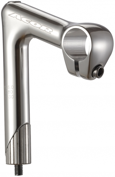 ASM213031S Acor 100mm Silver 1" Alloy Road Quill Stem