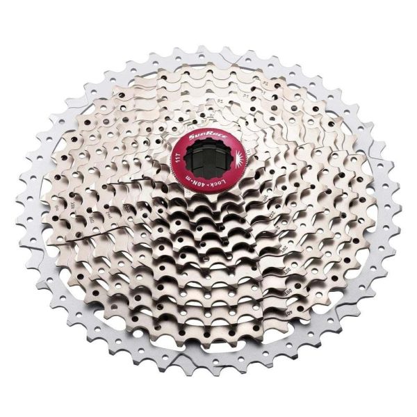 Sunrace 11-Speed 11-46T Cassette : Metallic