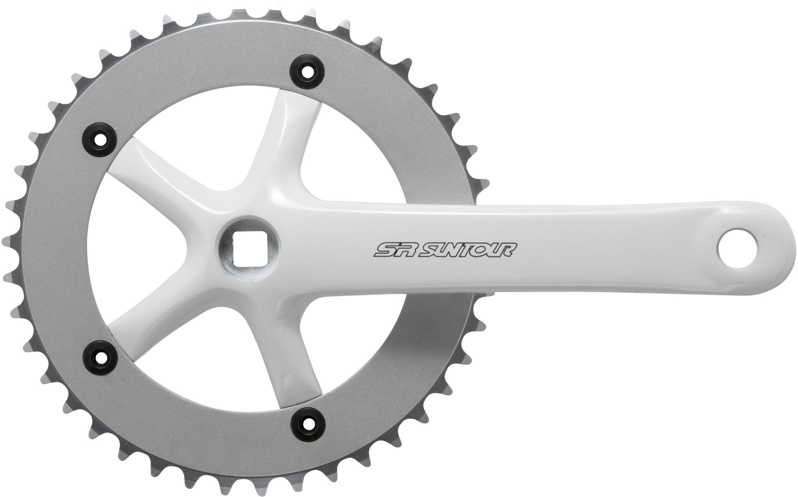 SR Suntour CW-Scsp42-Sp 42T Single Chainset 175mm White