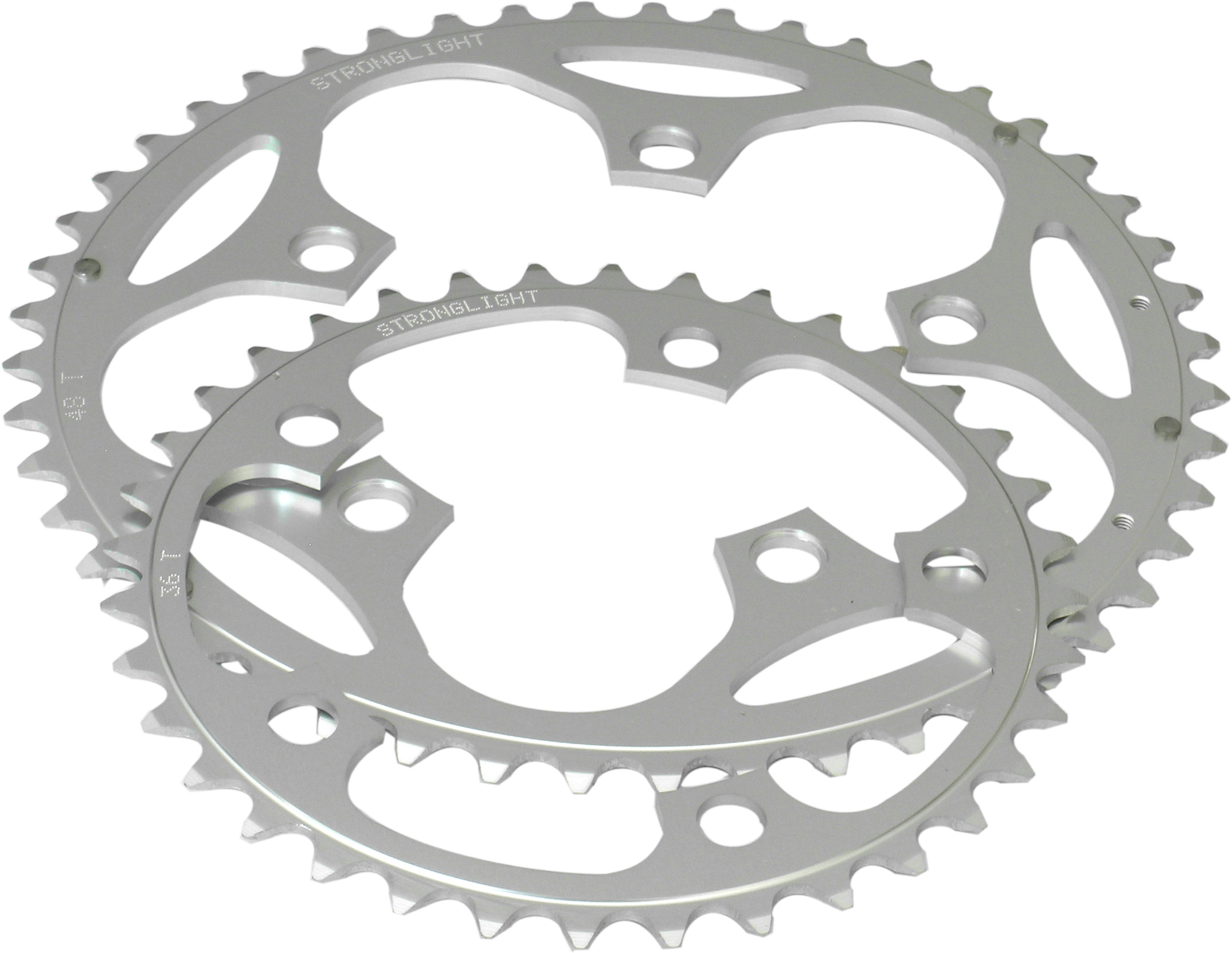 RD11046S Stronglight 46T Silver 5-Arm Alloy Chainring