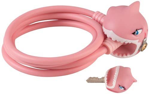 CZK21 Crazy Safety Pink Shark Cable Lock