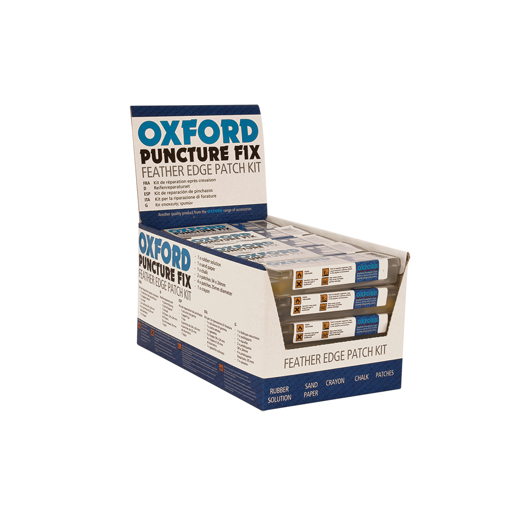OXCK101B Oxford Cycle Puncture Repair Kit (Box Of 25)