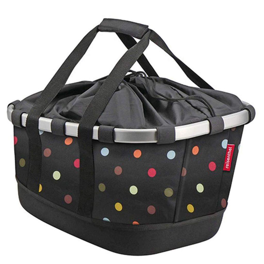 FA846D Rixen & Kaul Rear Bikebasket GT With Uniklip : Dots