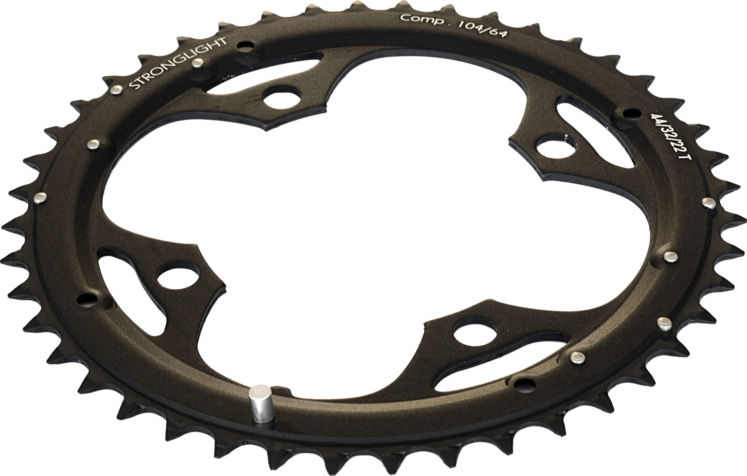 RXC104Z44 Stronglight 44T 4-Arm/104mm Chainring