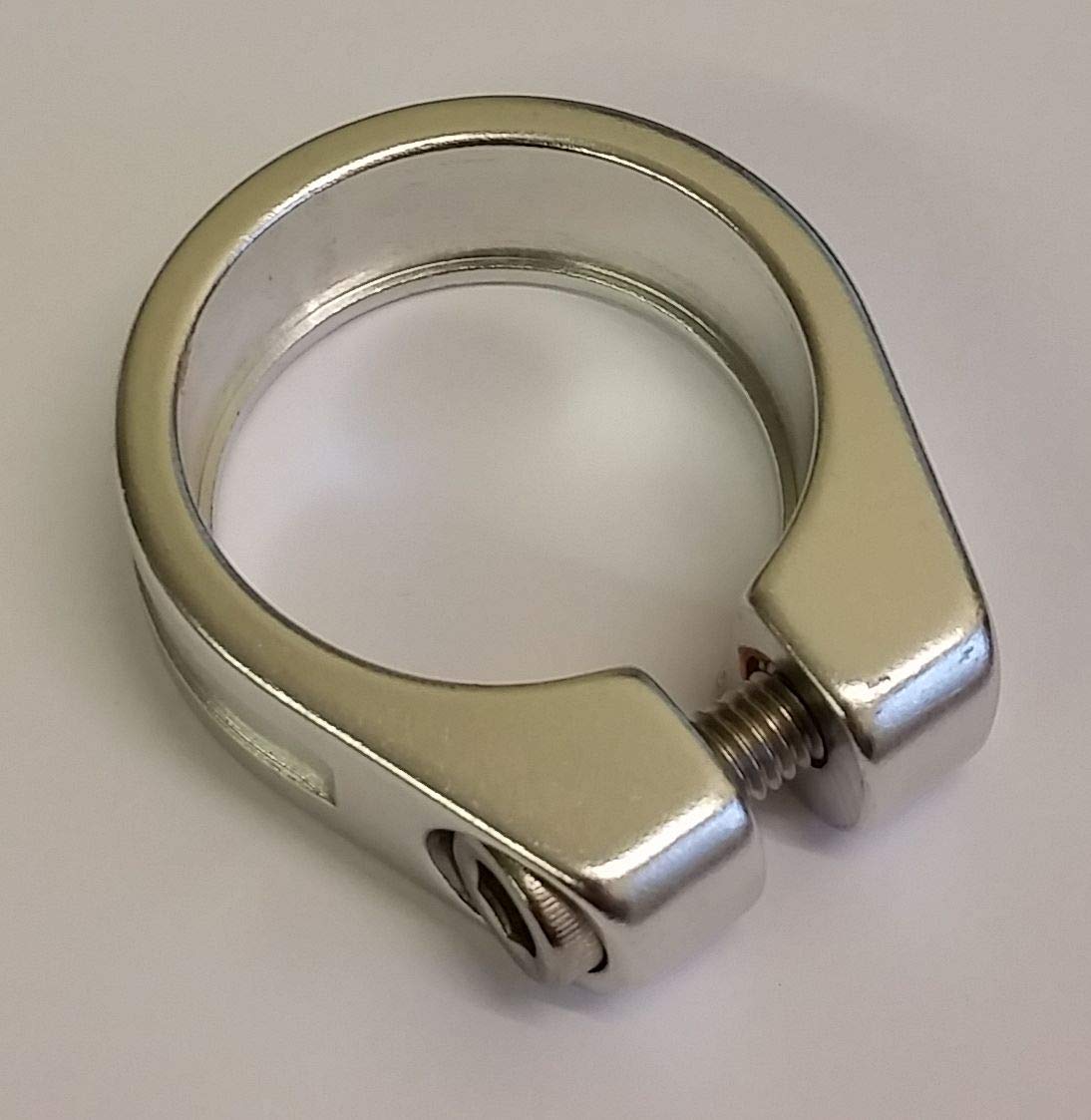AQR23056S Acor Silver 28.6mm Forged Alloy Bolt Seat Clamp