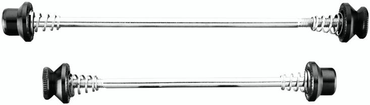 AQR5012Z Acor 110/145mm Allen Key Locking Skewer Set