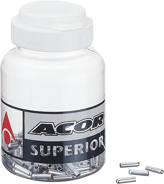 ACB607 Acor Alloy Gear Cable End Caps (1.2mm)