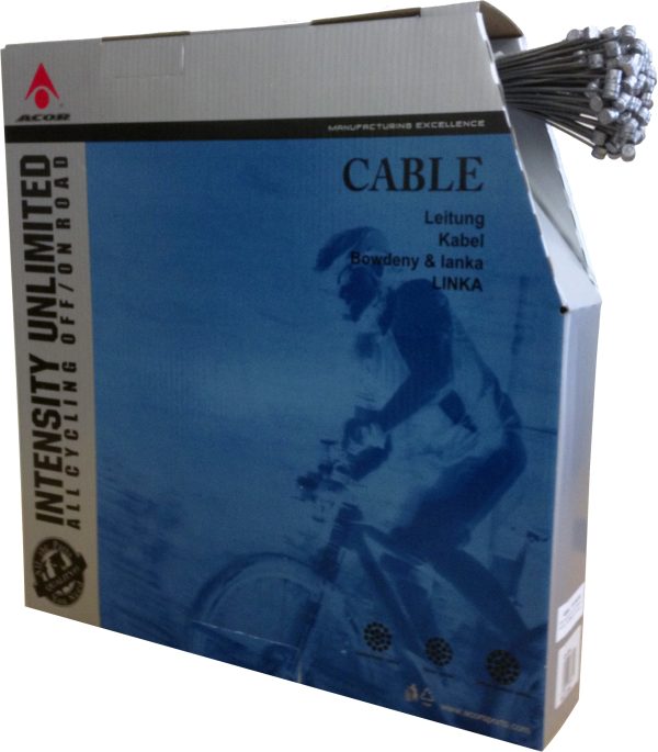 ACB21405W Acor Workshop MTB-Fit Stainless Brake Cable (100)
