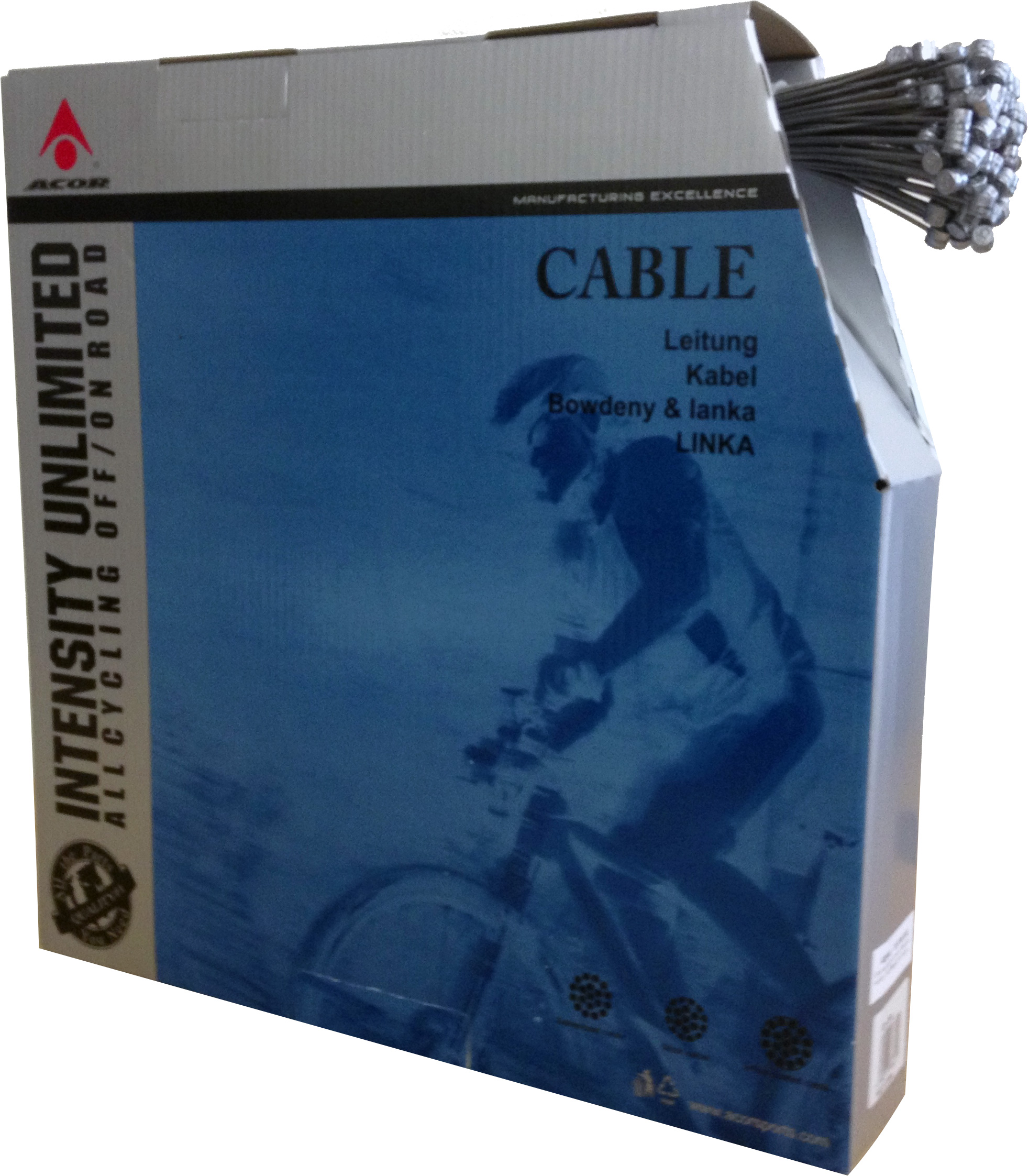 ACB21405W Acor Workshop MTB-Fit Stainless Brake Cable (100)