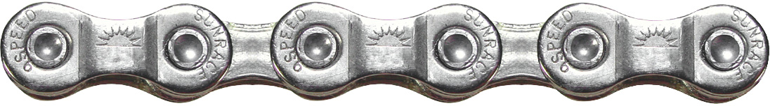 Sunrace 9-Speed Chain: Silver