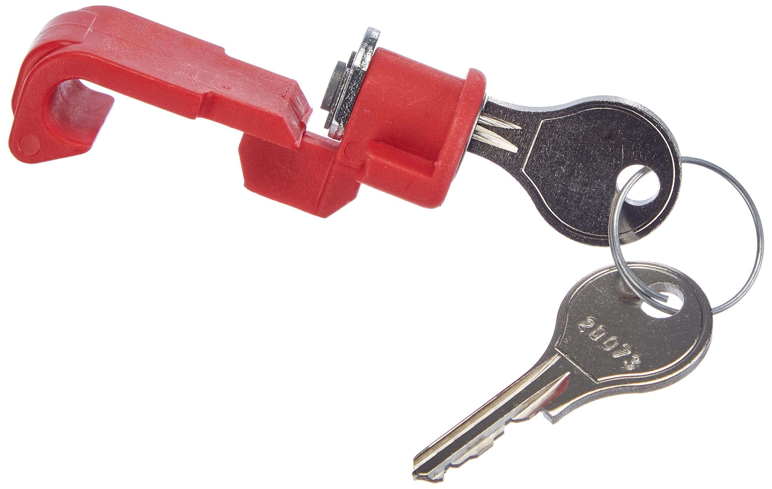 KF539 Rixen & Kaul Replacement Red Button With Lock For KF860 Handlebar Adaptor