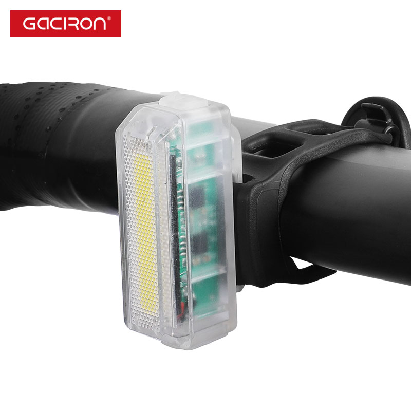 Gaciron 15 Lumens Intelligent USB Charging Bicycle Front Warning Light