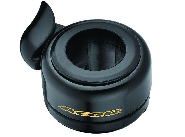 ABE21803Z Acor Black Handlebar Grip Bell