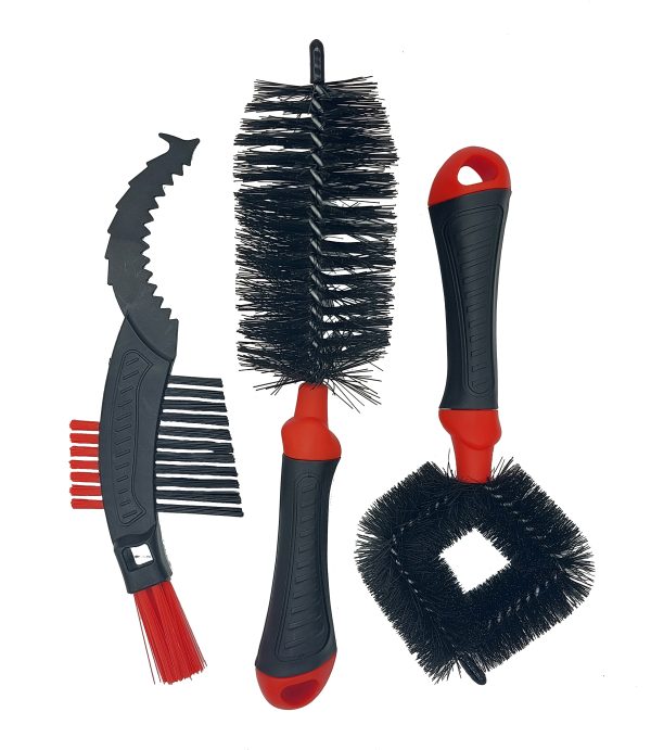 GTBR01 GTB 3-Piece Bicycle Cleaning Brush Set