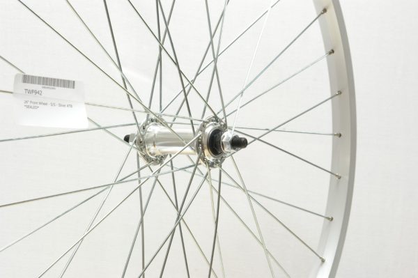26″ Front Wheel – S/S – Silver ATB