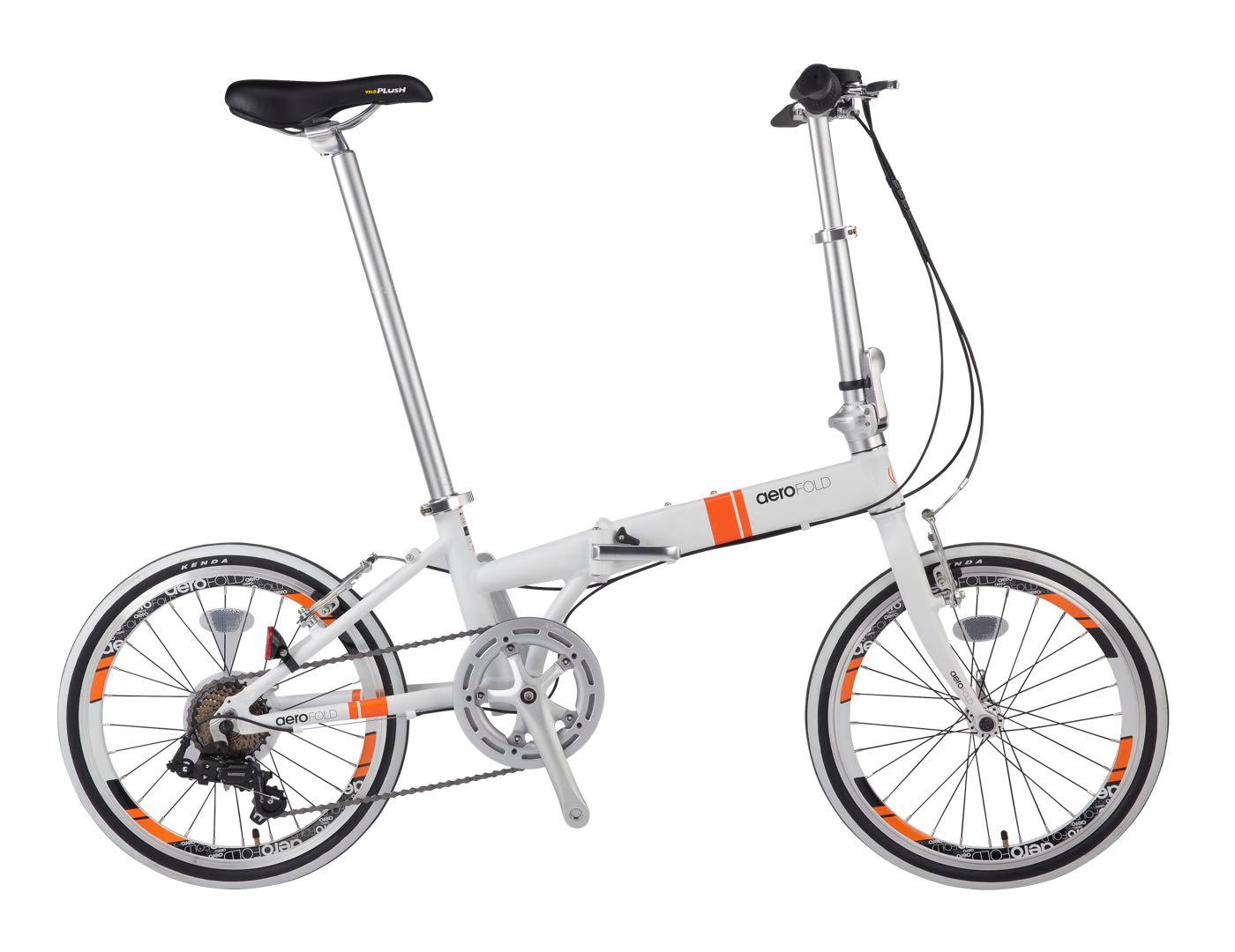 GTB20FW Greytek 20" Wheel Aero Folding Bike : White