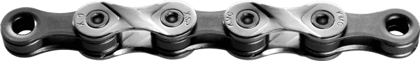 KMC X9 Silver/Grey, Workshop Pack (25), Links x 116