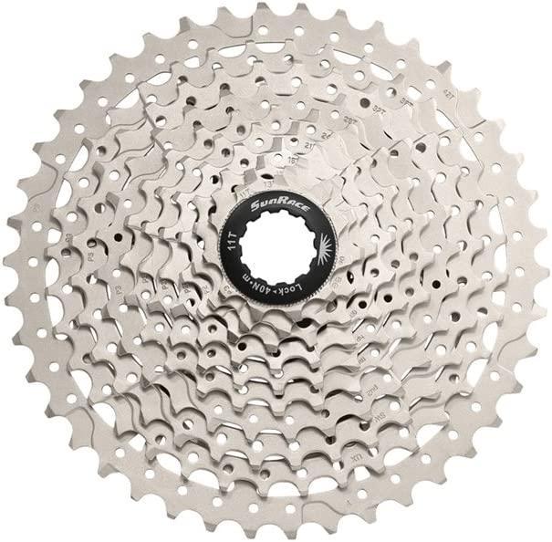 Sunrace 10-Speed 11-42T Cassette : Metalic