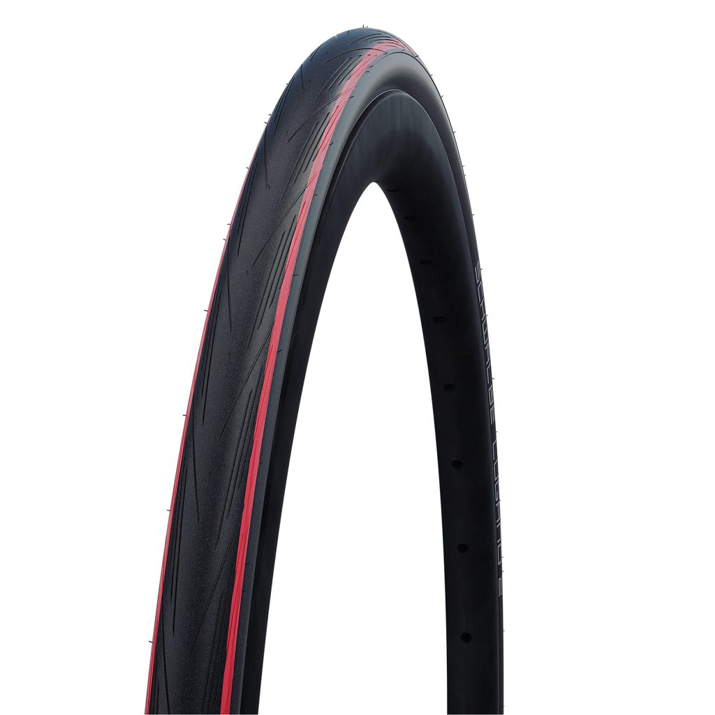 Schwalbe Lugano II Tyre 700C x 25mm Red Stripes Wired