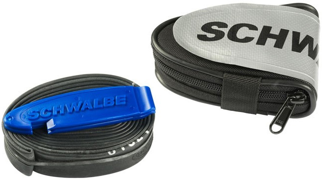 Schwalbe Saddle Bag With SV15 Tube And Tyre Levers Race