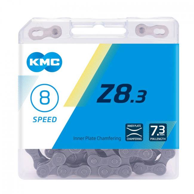 KMC Z8.3 Silver/Grey Chain 7.3mm, Links x 114 Aftermarket Boxed