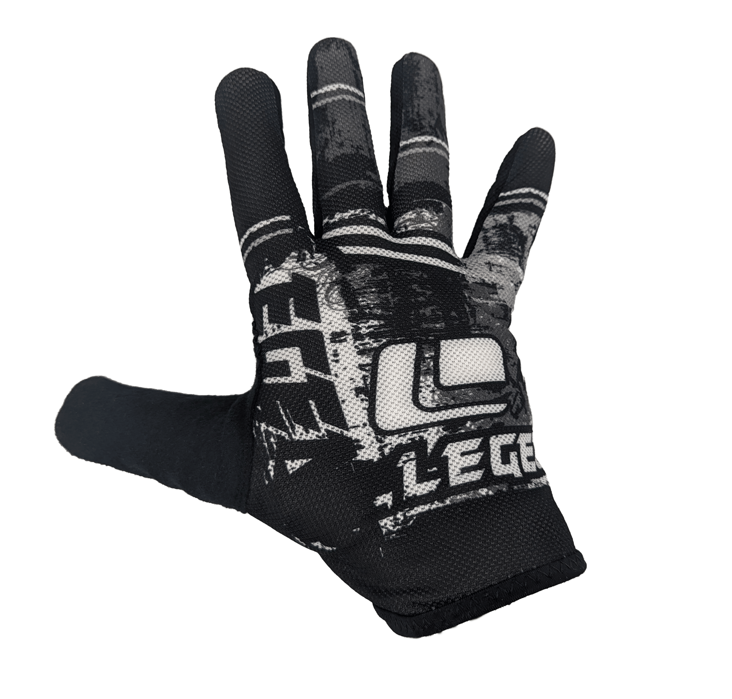 Legend Full Finger Lightweight Gloves - Small - Blk/Wht