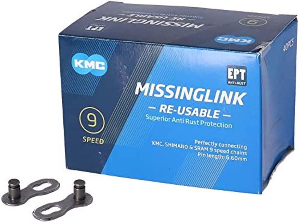 KMC MissingLink 9R EPT Silver, 40pcs/Box