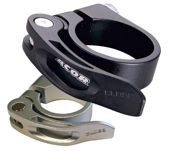 AQR26038Z Acor Black 31.8mm Alloy Q/R Seat Post Clamp