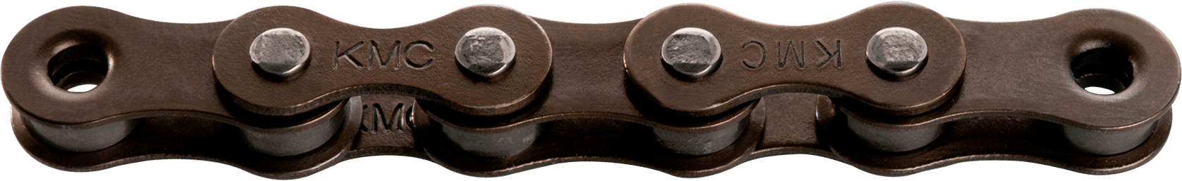 KMC Z1 Wide Single Speed Brown Chain, Links x 112