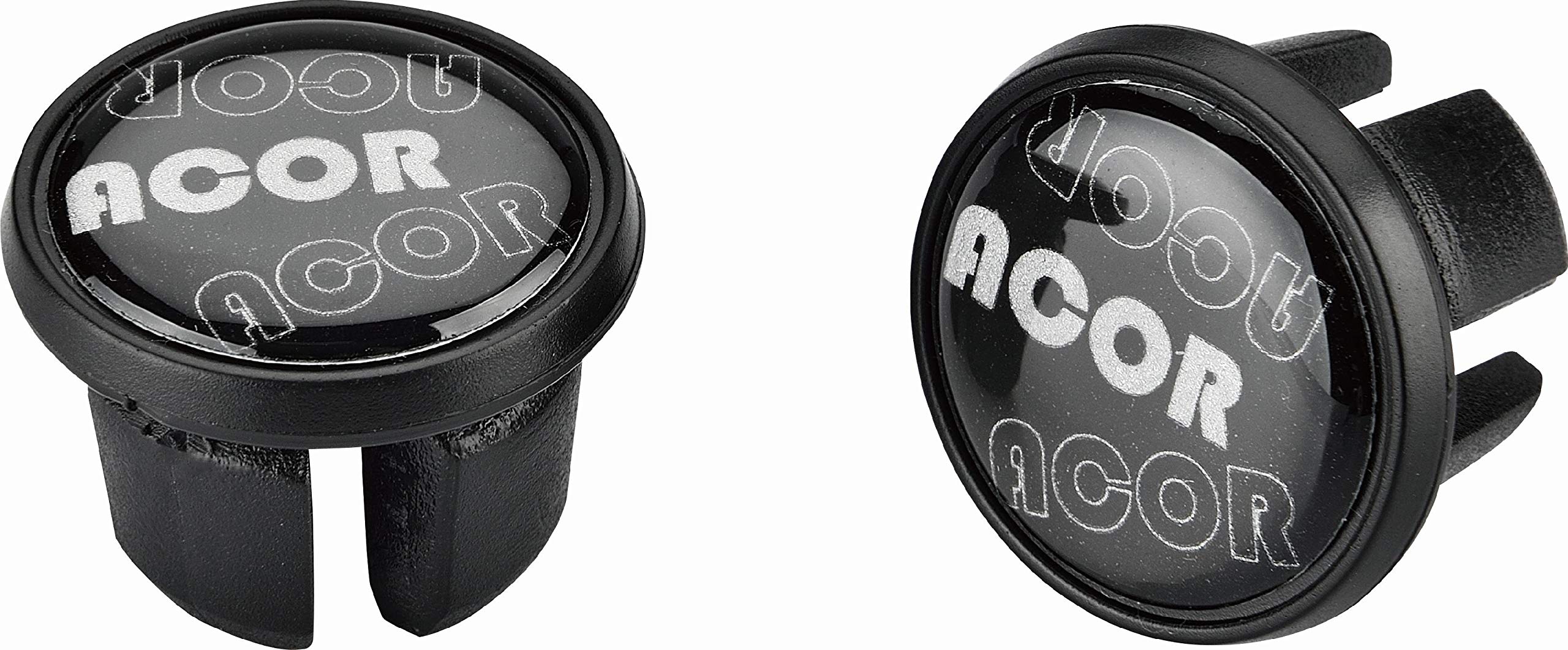 ASG21910 Acor Road Handlebar End Plugs With Reflective Logo