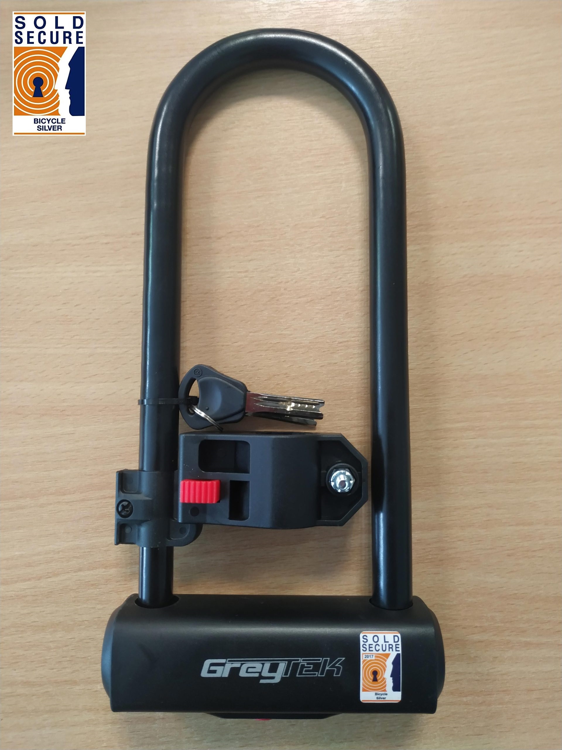Greytek 14mm D-Lock 110 x 300mm with Bracket