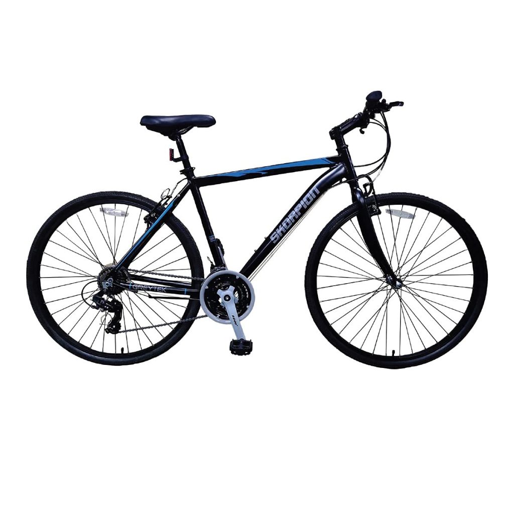 Skorpion 700C x 46cm/18" Medium Gents Hybrid Bicycle - Black