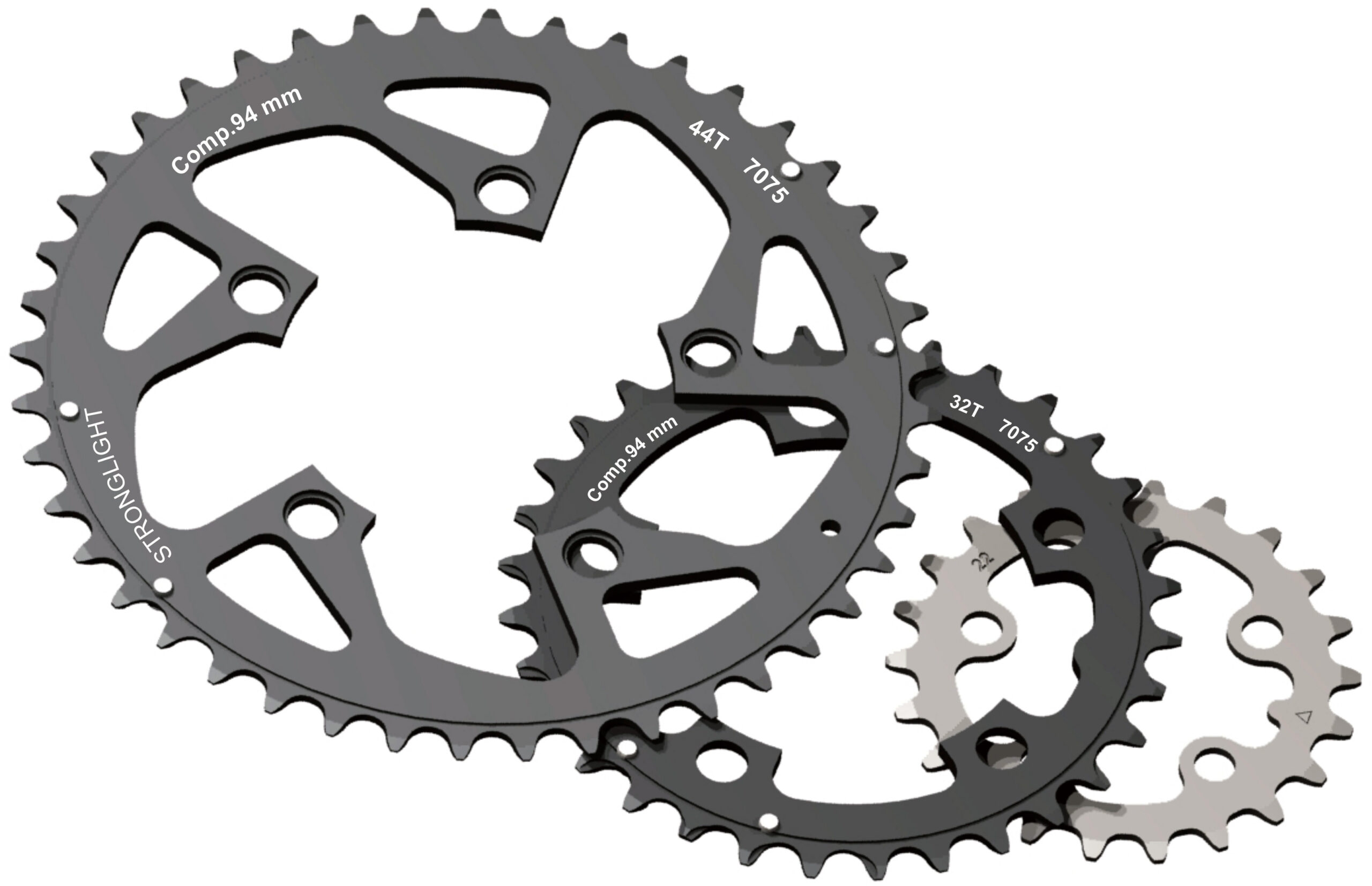 34T 5-Arm 94mm Chainring with pins Stronglight