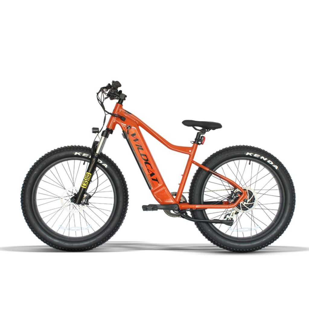 Wildcat Fat Panther E-MTB 18 x 26" Electric Bike : Orange