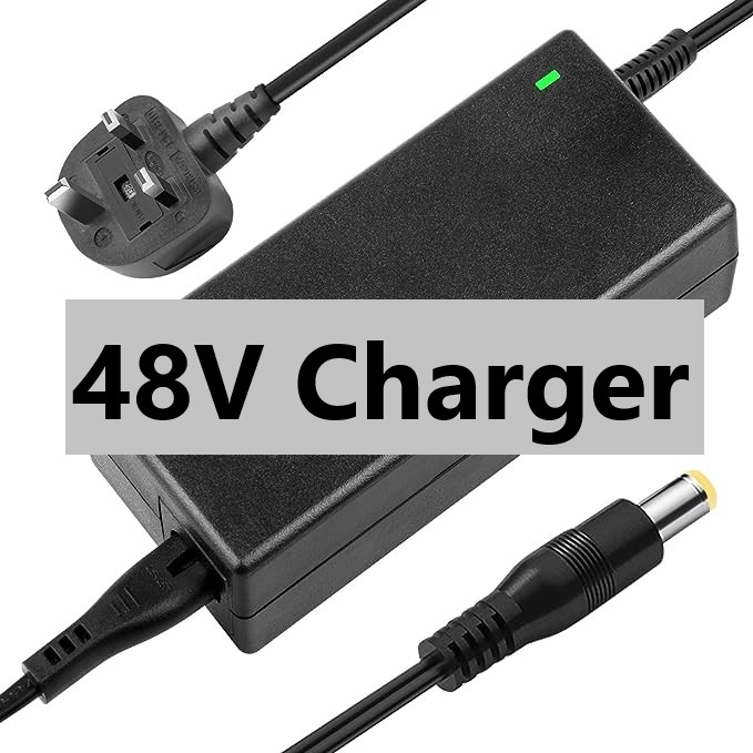 48V Charger With UK Plug Lead