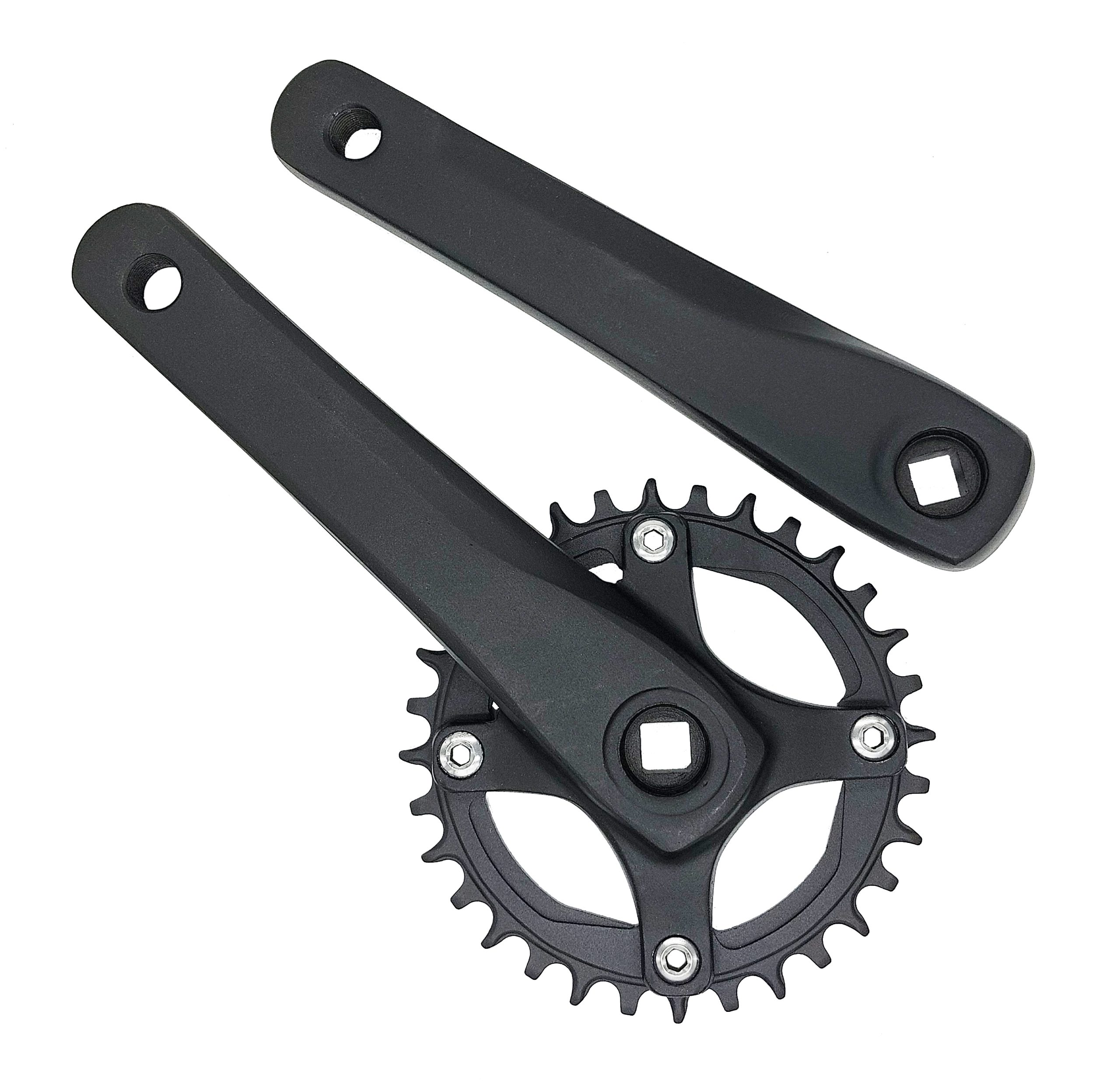 GTB Single Chainset Narrow-Wide 34T*170mm, Black