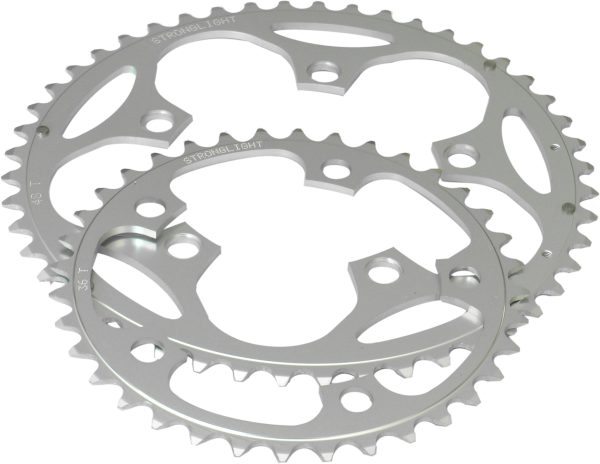 38T 5-Arm 110mm Chainring Silver Stronglight