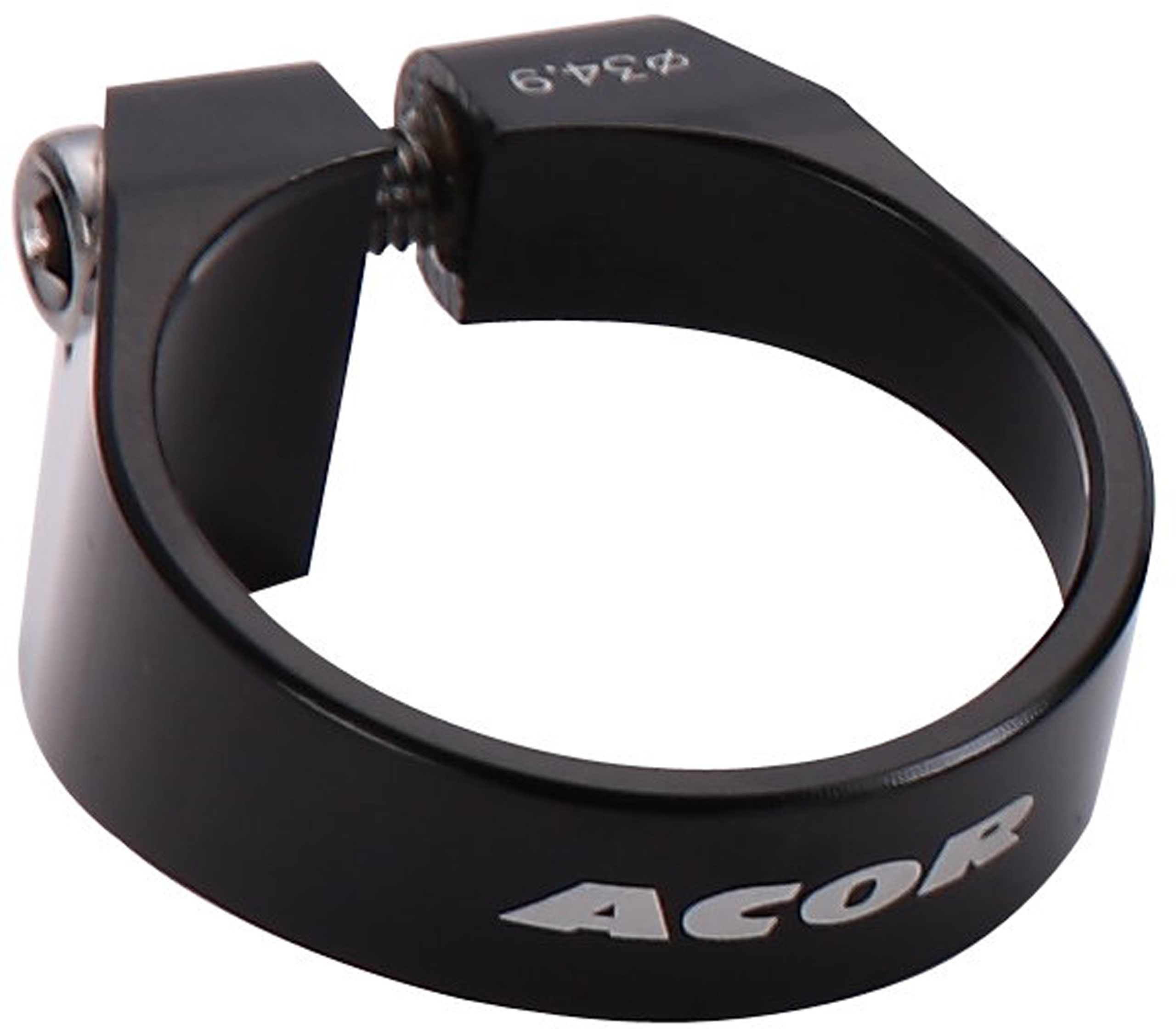 AQR212109Z Acor Black 34.9mm CNC Alloy Bolt Seat Post Clamp