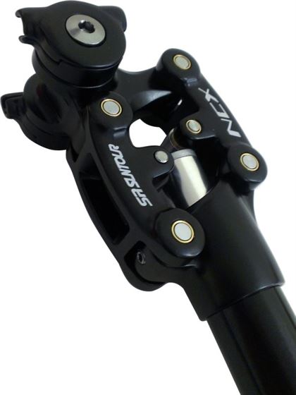 SR Suntour SP12 NCX Suspension Seat Post 350mm X 31.6mm Black Greyville