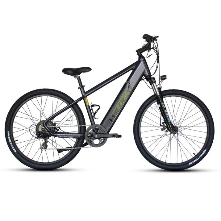 Panther E-MTB 27.5" Electric Bicycle: Black