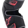 ALPINESTARS VECTOR KNEE PROTECTOR BLACK ANTHRACITE RED SIZE S/M