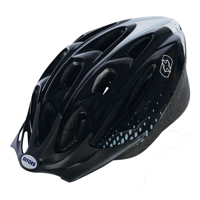 OXF15BM Oxford Black/White Medium 54-58cm F15 Helmet