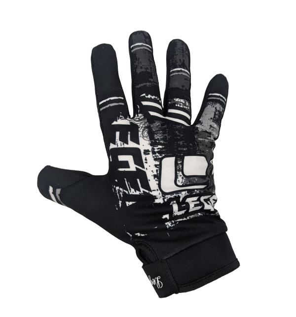 Legend Full Finger Winter Gloves - XXL - Blk/Wht